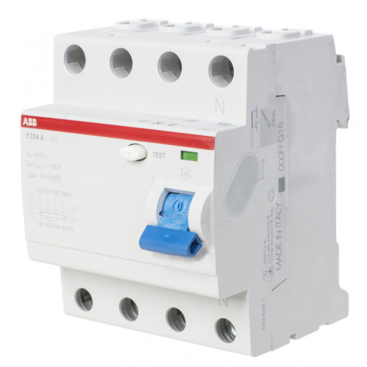 УЗО ABB F204 A-40/0.03 40А 30mA (А) 2CSF204101R1400