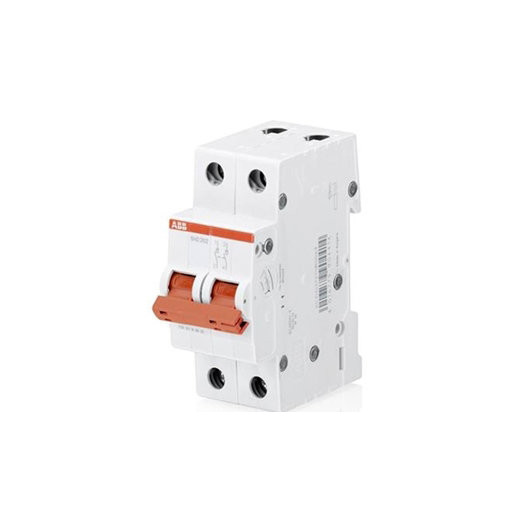 ABB SHD202 Рубильник 2P 25A рычаг красный
