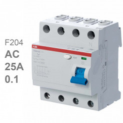 УЗО ABB F204 AC-25/0.1 25А 100mA (АС)  2CSF204001R2250
