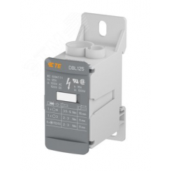 Распределительный блок DBL125 1 полюс 125А 1 шина на 8 присоединений 1SNL312510R0000 («Tyco»)