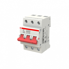 E203r 80А рубильник 3p рычаг красный ABB